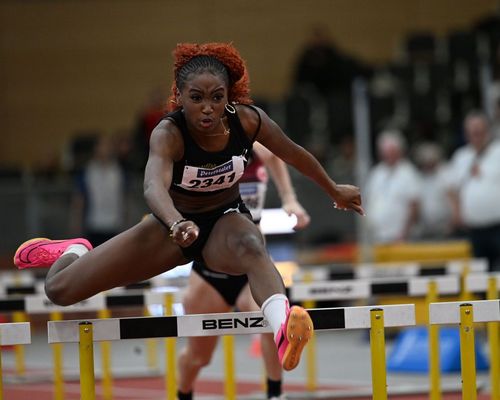 Feuerwerk der Leichtathletik bei den Süddeutschen Hallenmeisterschaften Aktive/U18