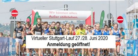 Anmeldung zum virtuellen Stuttgart-Lauf 2020!