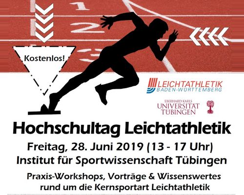 Hochschultag Leichtathletik am 28. Juni in Tübingen bietet hochkarätiges Programm