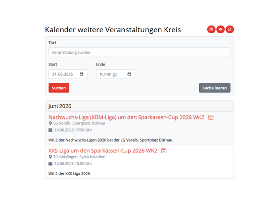 Was läuft im Juni '26?