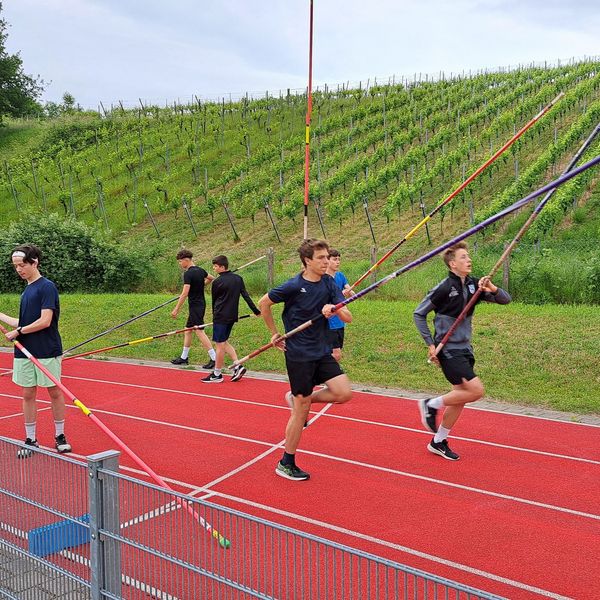 Stab-Training mit Weinbergpanorama